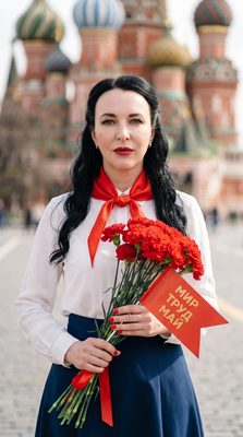 Портрет 1 мая на Красной площади