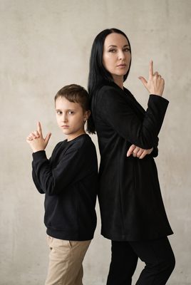 Мама и сын
