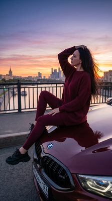 Закат на мосту
